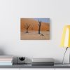 91626-2.jpg Desolate Trees in the Sandy Desert of Deadvlei Hiking Trail Standard Canvas