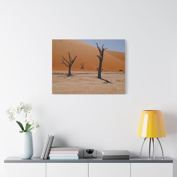 91634-2.jpg Desolate Trees in the Sandy Desert of Deadvlei Hiking Trail Standard Canvas