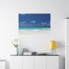91638-1017.jpg Blue Sky Sandy Beach Aesthetic Landscape Standard Canvas
