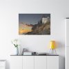 91638-1022.jpg Lighthouse and Beautiful Sunset Standard Canvas