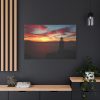 91638-1038.jpg Lighthouse and Red Sky in the Morning Standard Canvas