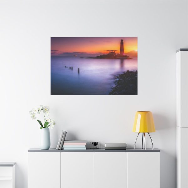 91638-1047.jpg Lighthouse in the Dusk Standard Canvas