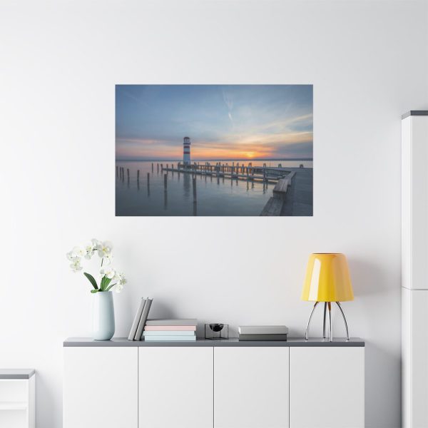 91638-1052.jpg Lighthouse on the Ocean Dock Standard Canvas