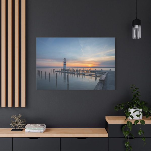 91638-1053.jpg Lighthouse on the Ocean Dock Standard Canvas