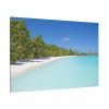 91638-1055.jpg Sunny Beach With Palm Tree Standard Canvas