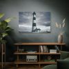 91638-1064.jpg Lighthouse With Black Sky Standard Canvas