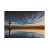 91638-1066.jpg Water Reflection and Lighthouse in Dusk Standard Canvas