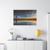 91638-1067.jpg Water Reflection and Lighthouse in Dusk Standard Canvas