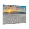 91638-1080.jpg Wind Rippled White Sand Beachline at Sunset Standard Canvas