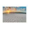 91638-1081.jpg Wind Rippled White Sand Beachline at Sunset Standard Canvas