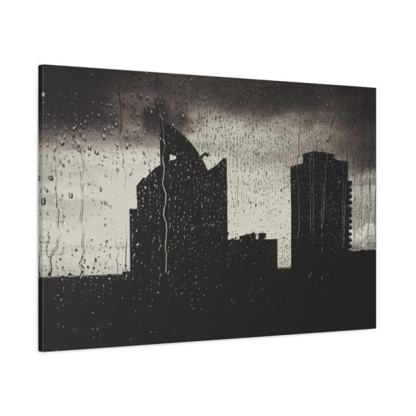 91638-1085.jpg Rainy Night from the Window Standard Canvas