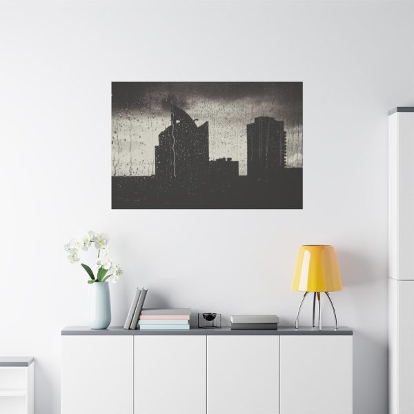 91638-1087.jpg Rainy Night from the Window Standard Canvas