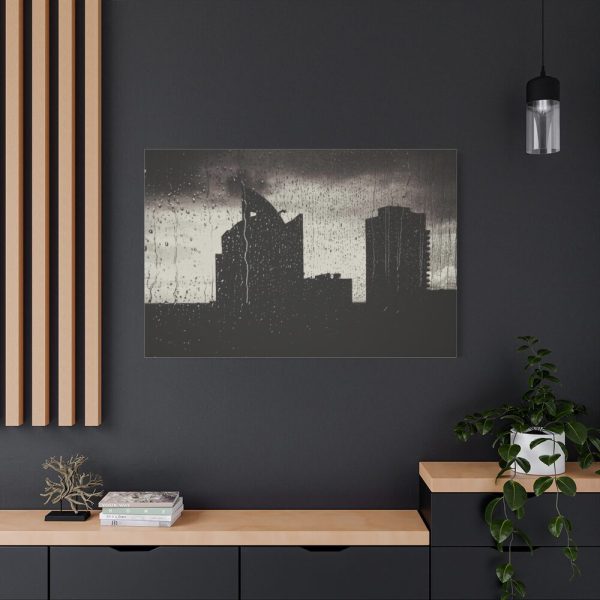 91638-1088.jpg Rainy Night from the Window Standard Canvas