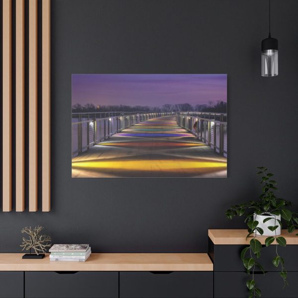 91638-1101.jpg Bridge in the Colors of the Rainbow Standard Canvas