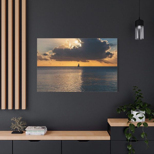 91638-1111.jpg Little Boat on the Ocean Standard Canvas