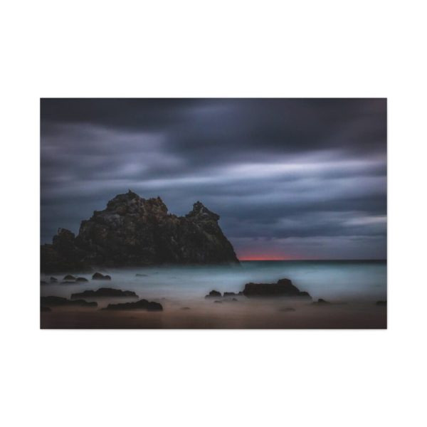 91638-1114.jpg Sunset During Storm is Comimg to the Island Standard Canvas