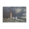 91638-1124.jpg Eddystone Lighthouse by Anton Melbye Standard Canvas