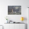 91638-1125.jpg Eddystone Lighthouse by Anton Melbye Standard Canvas