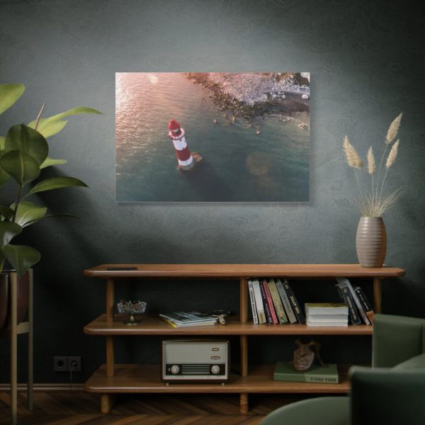 Lighthouse Drone View  Standard Canvas