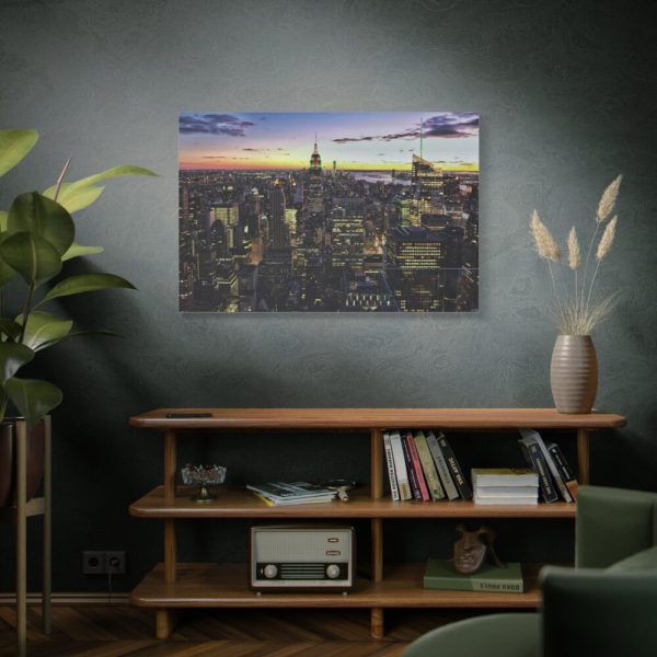91638-1137.jpg City Building in the Evening Standard Canvas