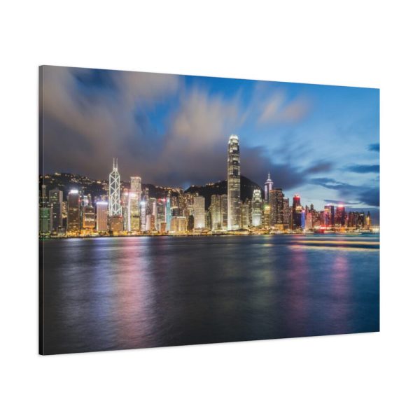 91638-1168.jpg Skyline in Hong Kong Standard Canvas