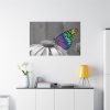 Colorful Butterfly on Flower Standard Canvas