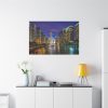 91638-1190.jpg Chicago Illinois River Water Reflections Standard Canvas
