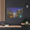 91638-1191.jpg Chicago Illinois River Water Reflections Standard Canvas