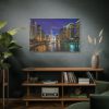 91638-1192.jpg Chicago Illinois River Water Reflections Standard Canvas