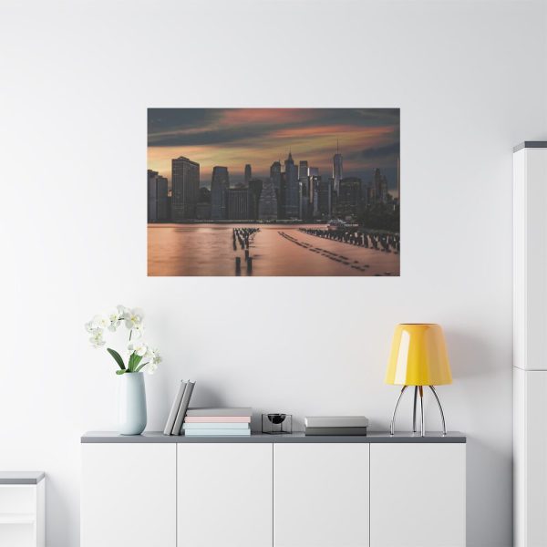 91638-1195.jpg Skyline in the Dusk Standard Canvas