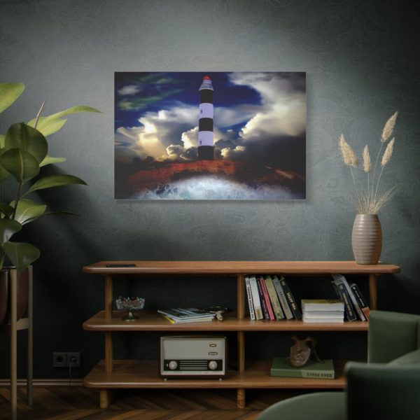91638-1212.jpg Lighthouse Sea Water Illustration Standard Canvas