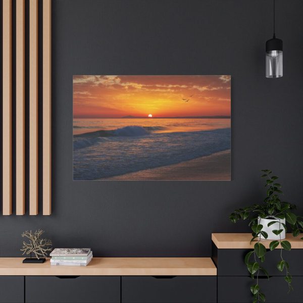 91638-1216.jpg Sunrise, Ocean and Wave Standard Canvas