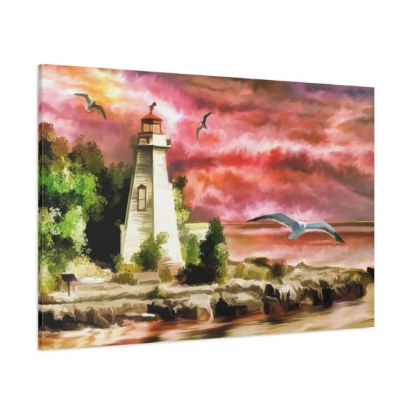 Lighthouse Art by Santiago Lopez Ballesteros Standard Canvas