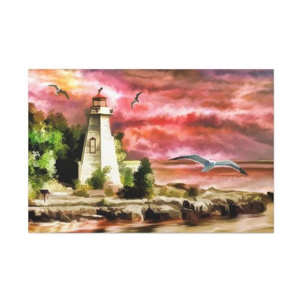 Lighthouse Art by Santiago Lopez Ballesteros Standard Canvas