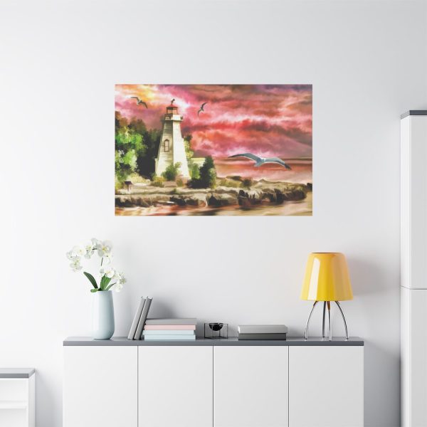 Lighthouse Art by Santiago Lopez Ballesteros Standard Canvas