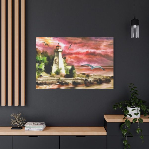 Lighthouse Art by Santiago Lopez Ballesteros Standard Canvas