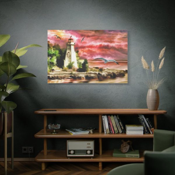 Lighthouse Art by Santiago Lopez Ballesteros Standard Canvas