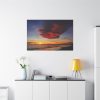 Red Sky at Morning with Ocean Standard Canvas