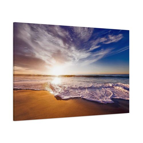 Sunset and Ocean in California Standard Canvas