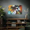 91638-124.jpg Horse in Abstract Digital Art Standard Canvas