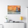 91638-1250.jpg Lighthouse Seagulls and a Beautiful Sky Standard Canvas