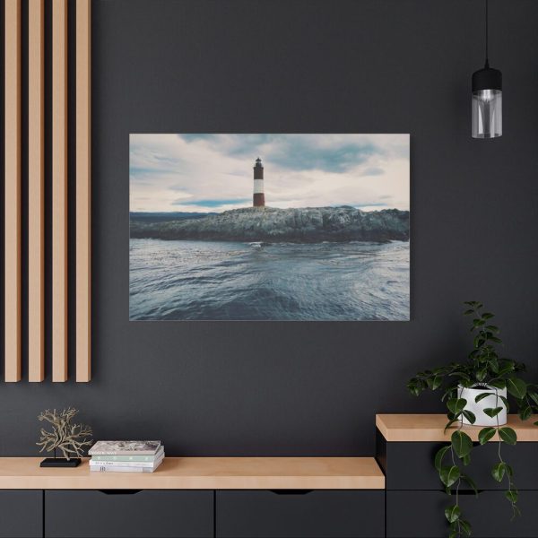 91638-1261.jpg Antarctic Lighthouse Tierra Del Fuego South America Standard Canvas