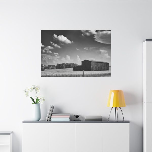 91638-1275.jpg Black and White Barn Standard Canvas