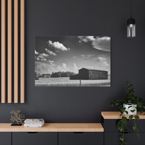 91638-1276.jpg Black and White Barn Standard Canvas