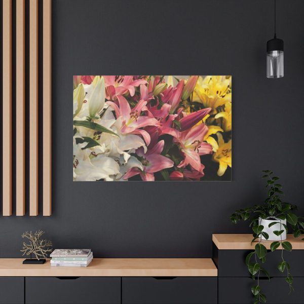 Lilies Flower  Standard Canvas