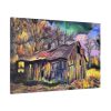 Shed Shack House Woden Standard Canvas