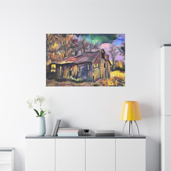 Shed Shack House Woden Standard Canvas