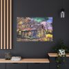 Shed Shack House Woden Standard Canvas