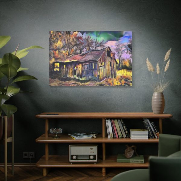 Shed Shack House Woden Standard Canvas
