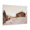 Cabin in the Winter Standard Canvas